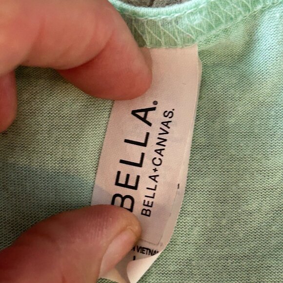 Bella Canvas Shut the fucupcakes Green Sleeveless Racerback Tank Top Women's Siz - Picture 2 of 6